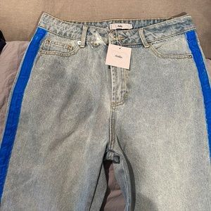 Adika Side Stripe Jean. New with tags